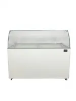 Photo 3 - Vitrine à crème glacée professionnelle blanche 6 bacs de 5 l 231 l 909 mm - 7472.0125 - combisteel - Combisteel - 7472.0125