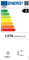 Photo 4 - Vitrine à crème glacée professionnelle 13 bacs de 5 l, capacité 557 l, négative, 1662 mm - 7472.0110 - combisteel - Combisteel - 7472.0110