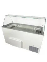 Photo 4 - Vitrine à crème glacée professionnelle blanche 8 bacs de 5 l 355 l 1184 mm - 7472.0130 - combisteel - Combisteel - 7472.0130