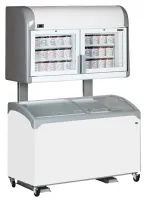 Photo 3 - Congélateur mural professionnel 2 portes vitrées 170 l négatif - mtf mini - tefcold - Tefcold - MTF Mini