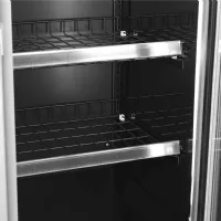 Photo 2 - Vitrine réfrigérée négative noire 2 portes vitrées - extra1250fd - tefcold - Tefcold - EXTRA1250FD