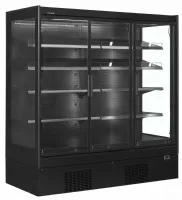 Vitrine réfrigérée professionnelle noire 3 portes vitrées positive - extra1875cd - tefcold - Tefcold - EXTRA1875CD