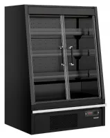 Vitrine réfrigérée professionnelle noire 2 portes vitrées positive - galaxy+ gpl10fgd black - tefcold - Tefcold - Galaxy+ GPL10FGD Black