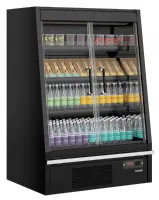 Photo 2 - Vitrine réfrigérée professionnelle noire 2 portes vitrées positive - galaxy+ gpl10fgd black - tefcold - Tefcold - Galaxy+ GPL10FGD Black