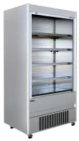 Vitrine multiniveaux professionnelle inox à volet de sécurité manuel positive - mcx130m - tefcold - Tefcold - MCX130M
