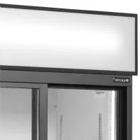 Photo 3 - Vitrine réfrigérée professionnelle 2 portes vitrées coulissantes blanche positive 462 l - fsc891s - tefcold - Tefcold - FSC891S