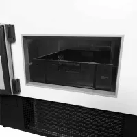 Photo 3 - Vitrine de service premium positive avec réserve, 900 mm, noire - soca25090b - tefcold - Tefcold - SOCA25090B