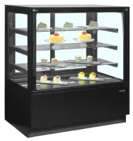 Photo 2 - Vitrine réfrigérée professionnelle 2 portes vitrées coulissantes noire 338 litres - pda3-ctf120b-1 - tefcold - Tefcold - PDA3-CTF120B-1