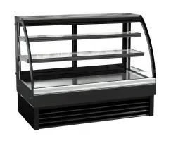 Vitrine réfrigérée ronde professionnelle 298 l noire positive 1500 mm - 7450.0810 - combisteel - Combisteel - 7450.0810