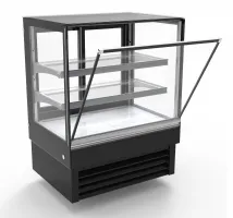 Photo 2 - Vitrine réfrigérée professionnelle 190 l noire positive 900 mm - 7450.0820 - combisteel - Combisteel - 7450.0820