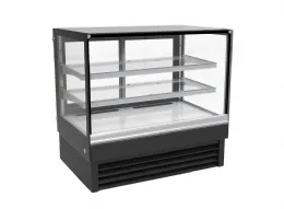 Vitrine réfrigérée professionnelle droite 257 l noire positive 1200 mm - 7450.0825 - combisteel - Combisteel - 7450.0825