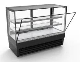Photo 2 - Vitrine réfrigérée professionnelle droite 436 l noire positive 2000 mm - 7450.0835 - combisteel - Combisteel - 7450.0835