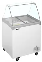 Vitrine à glace professionnelle statique 138 litres capacité nette 4 roulettes freins - nic202sc-so - tefcold - Tefcold - NIC202SC-SO Vitrine à glace professionnelle statique 138 litres capacité nette 4 roulettes freins - nic202sc-so - tefcold - Tefcold - NIC202SC-SO