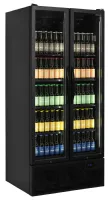 Photo 2 - Vitrine réfrigérée professionnelle 2 portes vitrées noire positive 535 l - fs890h black - tefcold - Tefcold - FS890H BLACK