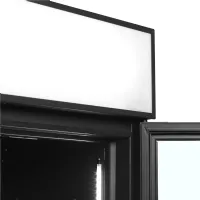Photo 3 - Vitrine réfrigérée 2 portes vitrées noire positive 524 l - fsc1000h black - tefcold - Tefcold - FSC1000H BLACK