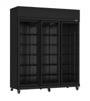 Réfrigérateur professionnel noir 3 portes vitrées positif 1650 mm - 7455.3155 - combisteel - Combisteel - 7455.3155 Réfrigérateur professionnel noir 3 portes vitrées positif 1650 mm - 7455.3155 - combisteel - Combisteel - 7455.3155