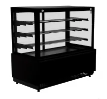 Vitrine réfrigérée professionnelle noire positive 1437 mm - 7486.0095 - combisteel - Combisteel - 7486.0095