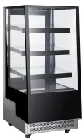 Vitrine réfrigérée professionnelle à poser 300 l noire positive 650 mm - 7487.0220 - combisteel - Combisteel - 7487.0220