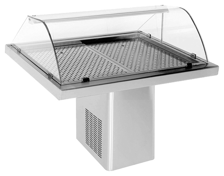 Vitrine réfrigérée professionnelle de poisson 1440 mm - 7083.0010 - Combisteel