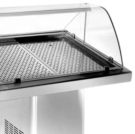 Vitrine réfrigérée professionnelle de poisson 1880 mm - 7083.0015 - Combisteel en cuisine professionnelle