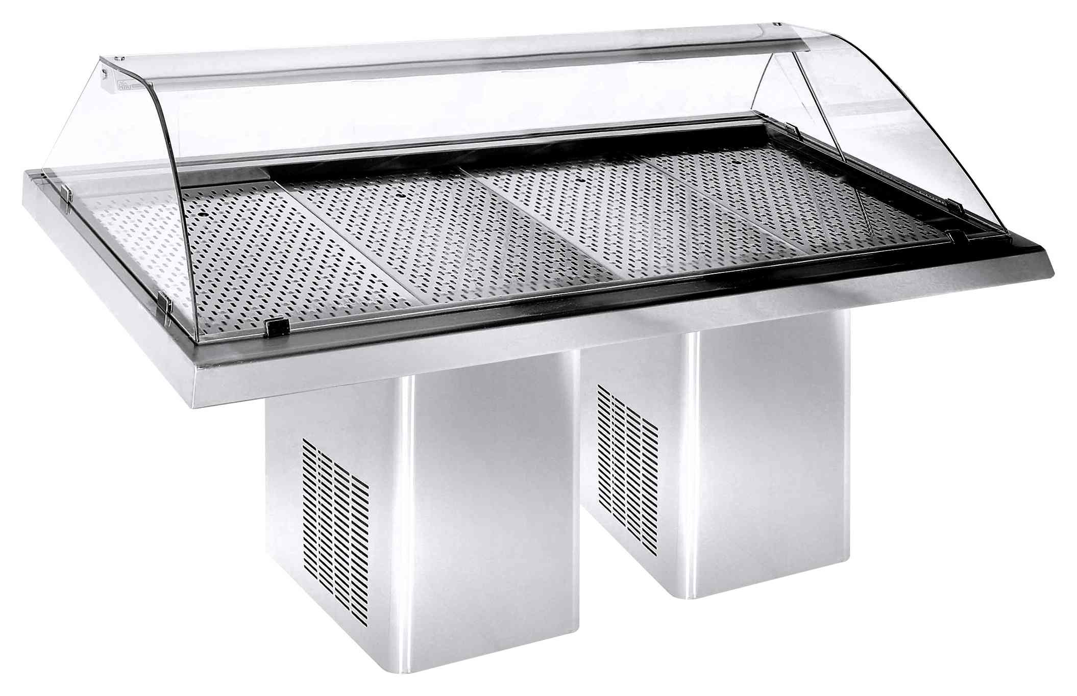Vitrine réfrigérée professionnelle de poisson 2320 mm - 7083.0020 - Combisteel