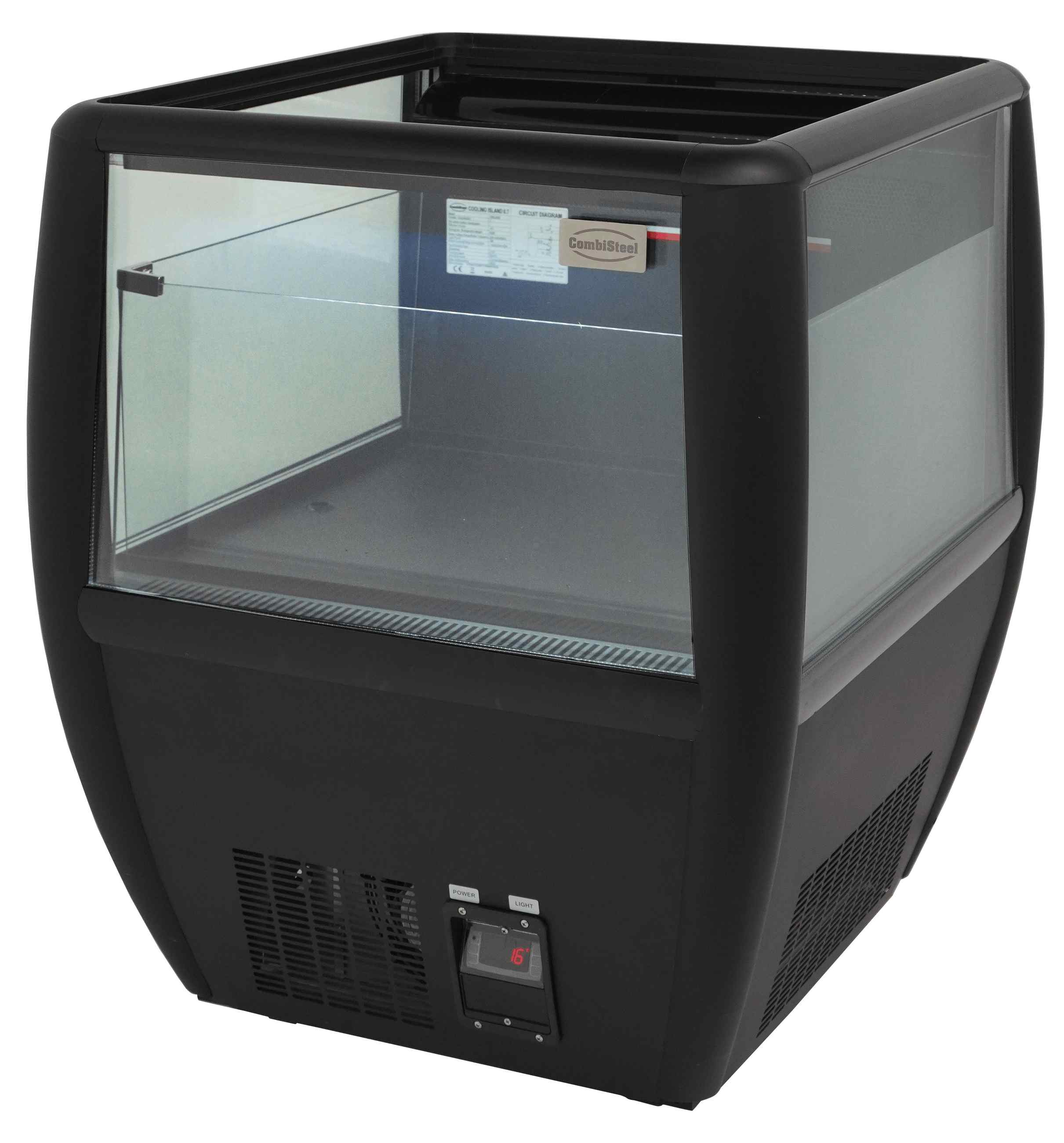 Îlot de refroidissement professionnel Noir 87 L - 7090.0030 - Combisteel en cuisine professionnelle
