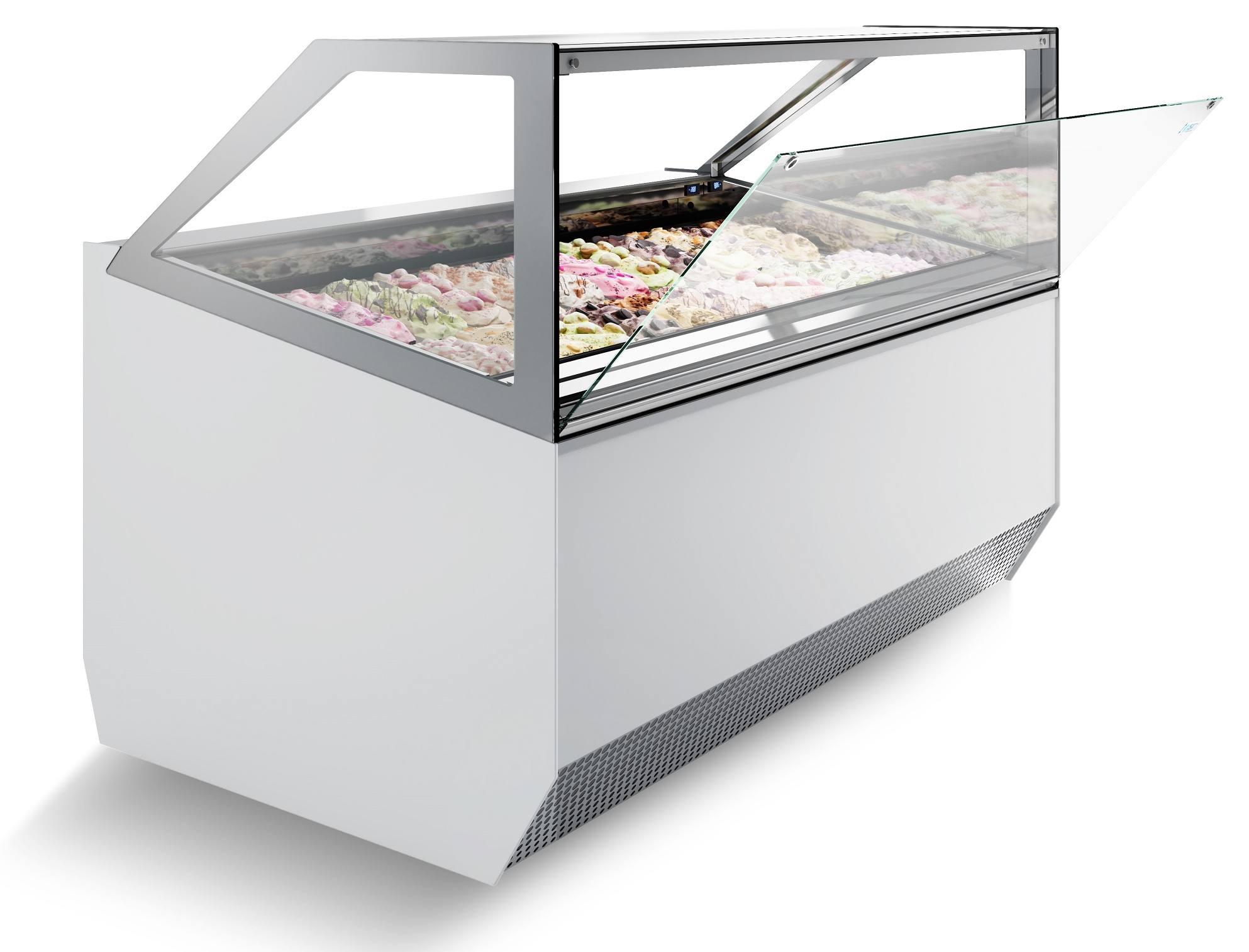Vitrine à crème glacée professionnelle 870 L négative 1496 mm - 7295.0045 - Combisteel en cuisine professionnelle