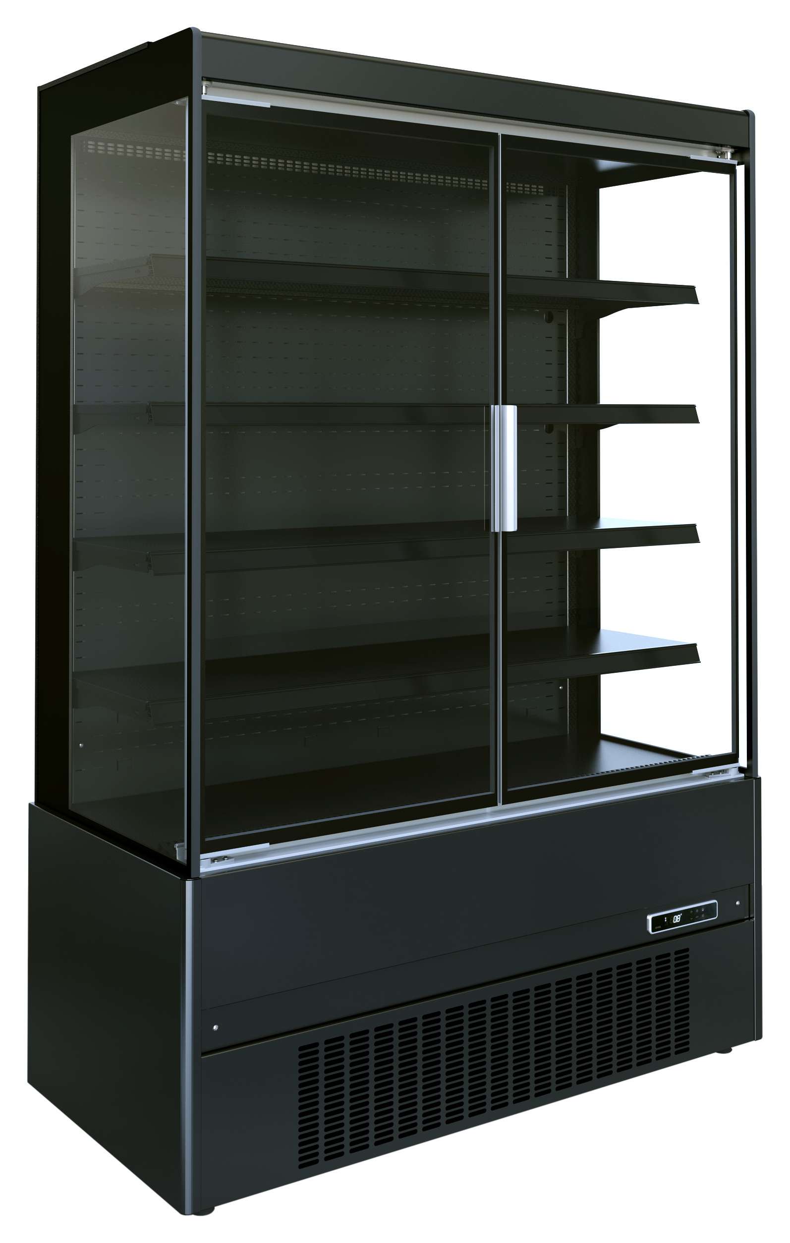 Armoire murale professionnelle noire 2 portes positive 1510 mm - 7350.0055 - Combisteel