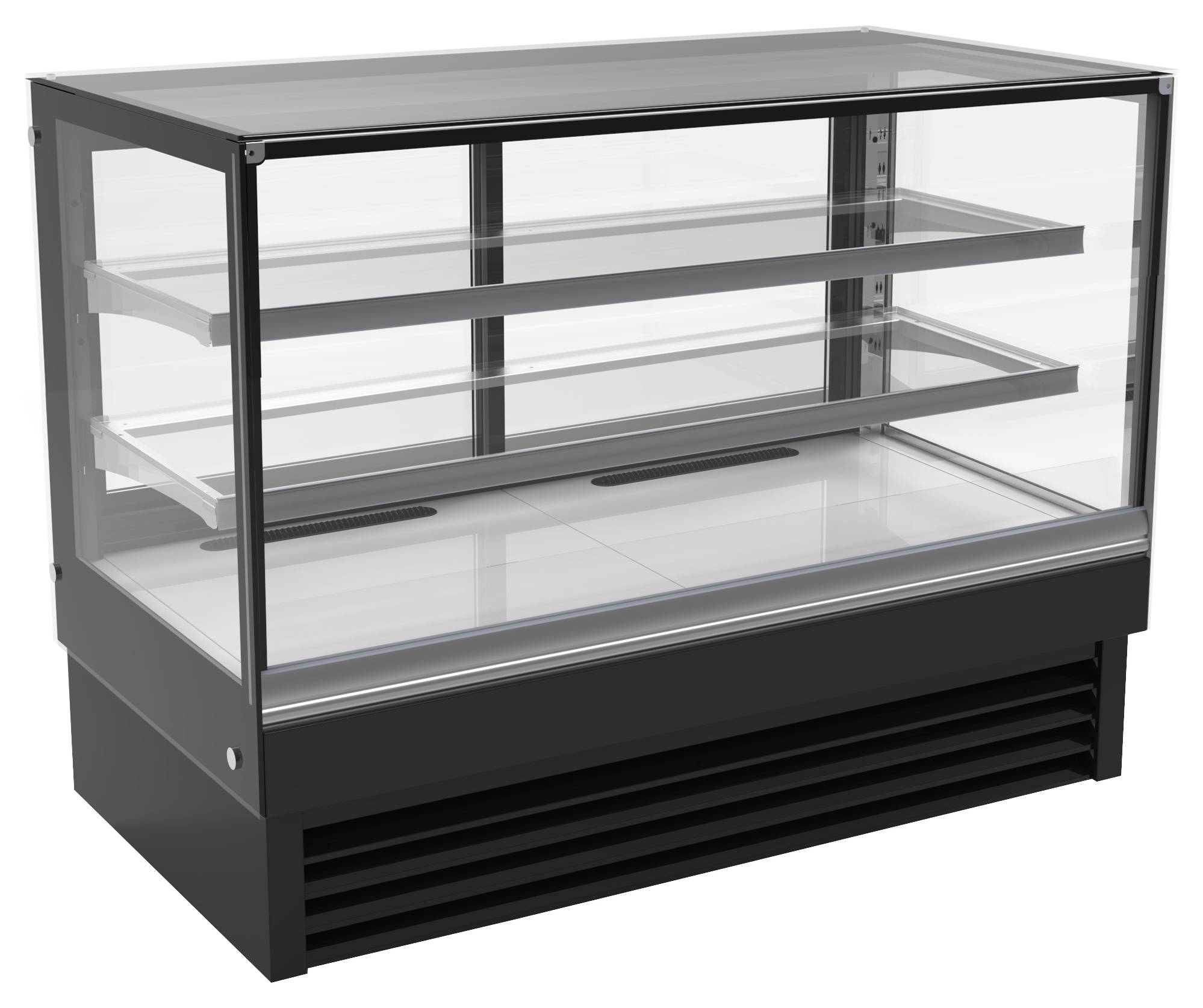 Vitrine réfrigérée professionnelle 324 L noire positive 1500 mm - 7450.0830 - Combisteel