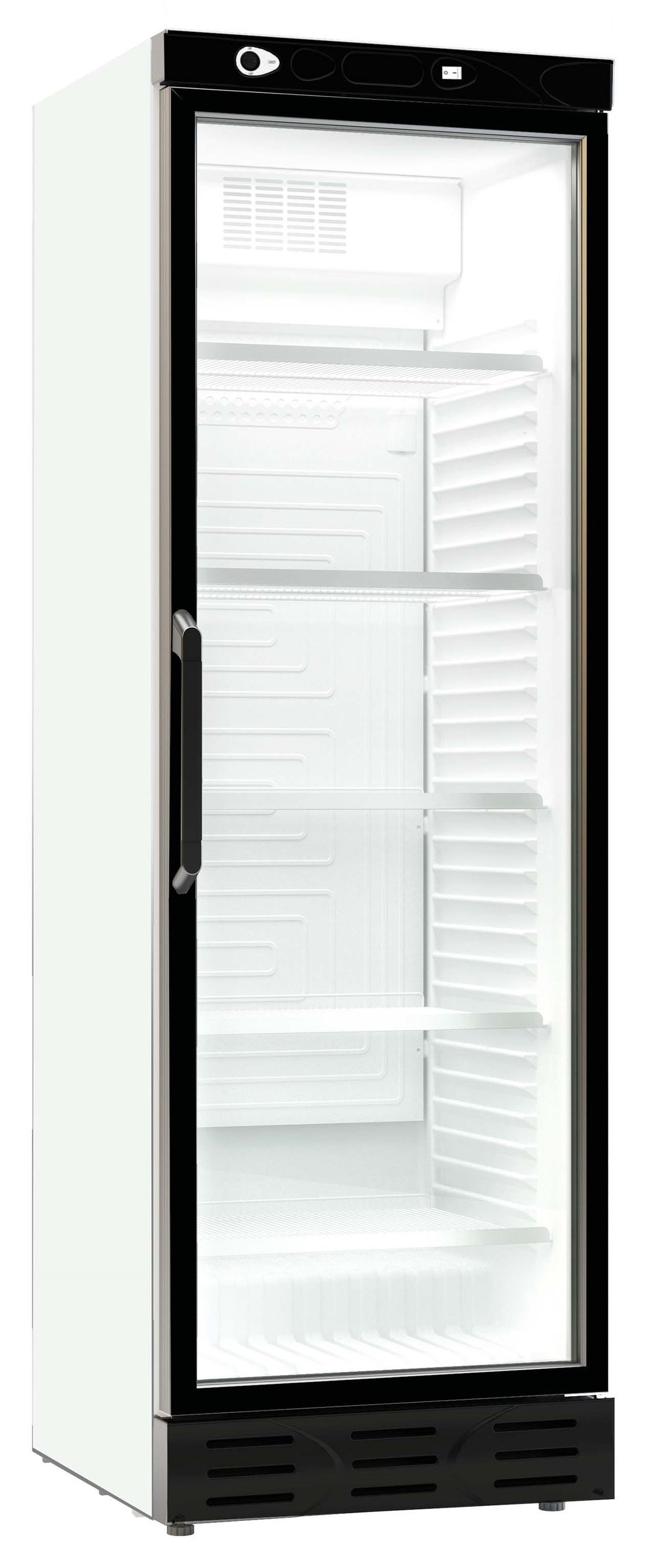 Réfrigérateur professionnel 1 porte vitrée blanc 382 L positif 1863 mm - 7464.0095 - Combisteel