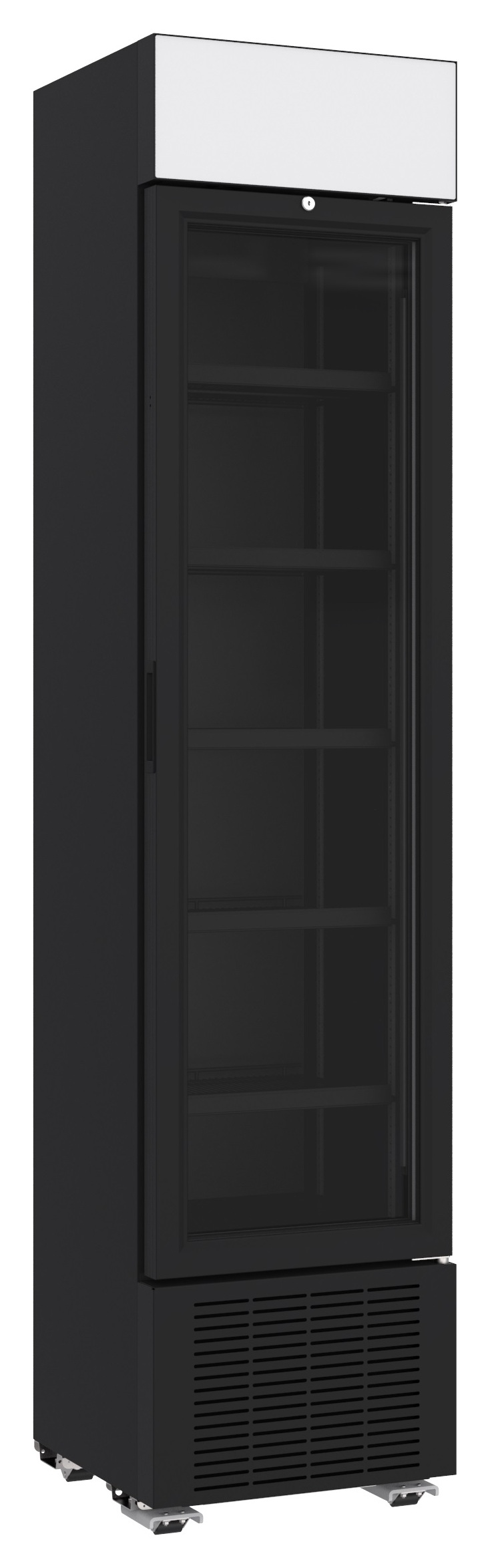 Réfrigérateur professionnel 1 porte noir 232 L positif - 7464.0200 - Combisteel
