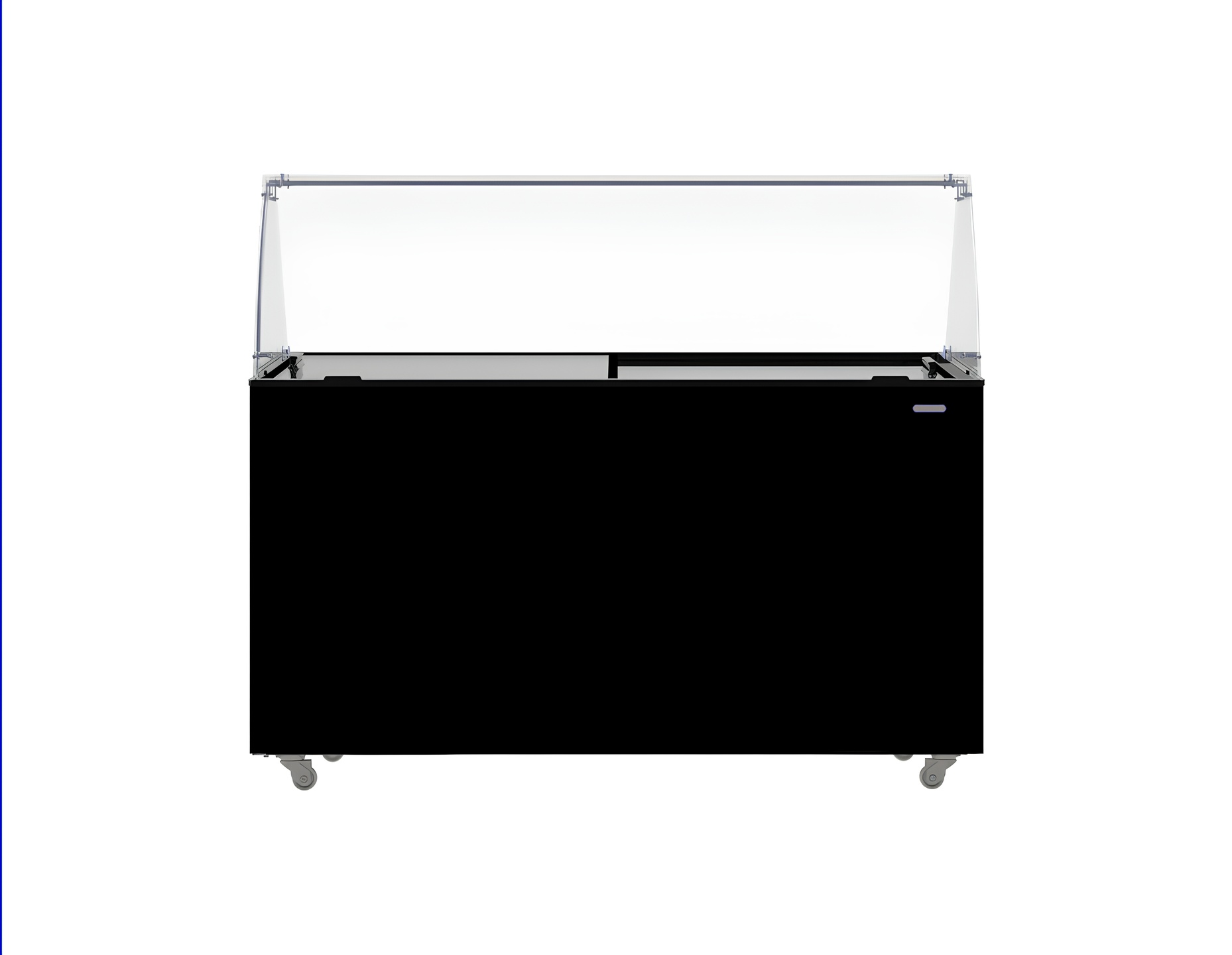 Vitrine à crème glacée professionnelle noire 10 bacs de 5 L 454 L 1439 mm - 7472.0134 - Combisteel en cuisine professionnelle