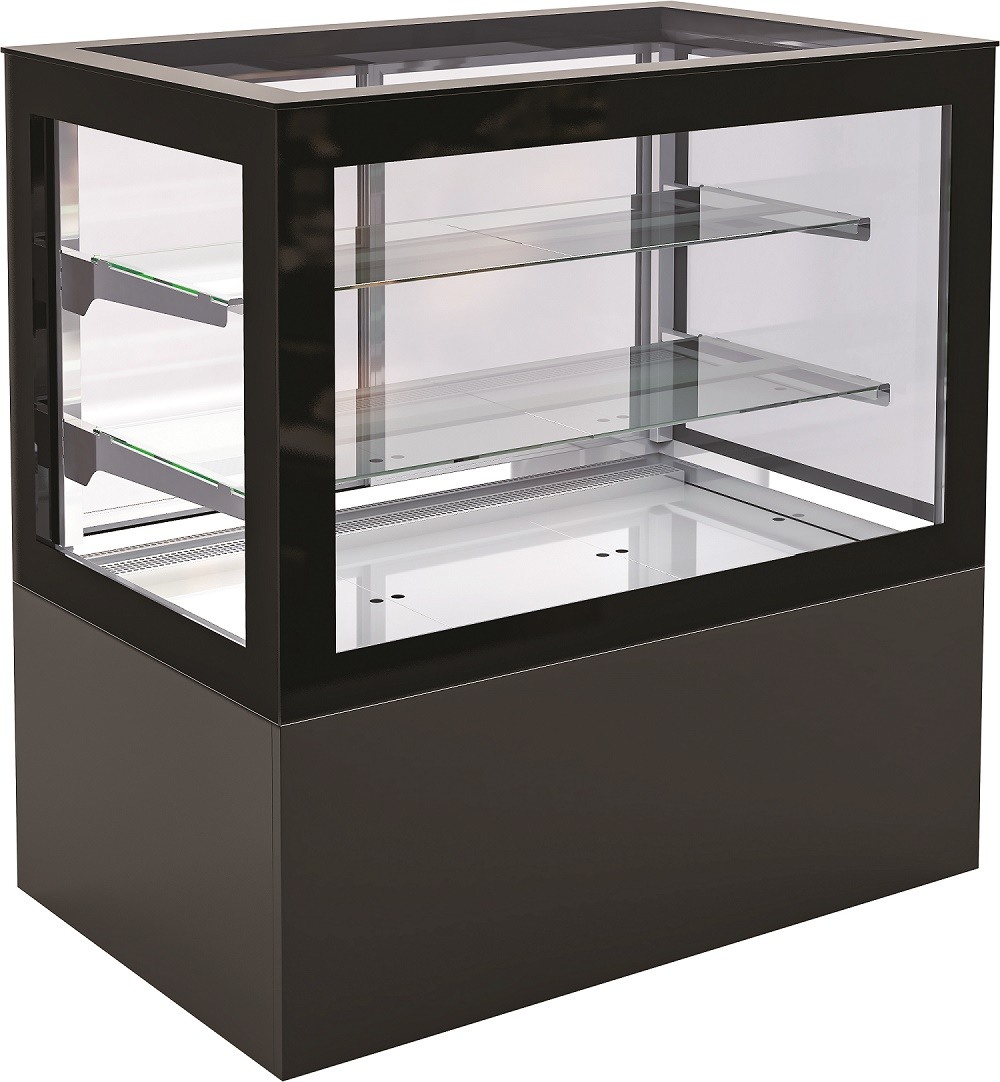 Vitrine réfrigérée professionnelle 375 L noire positive 1000 mm - 7489.5455 - Combisteel