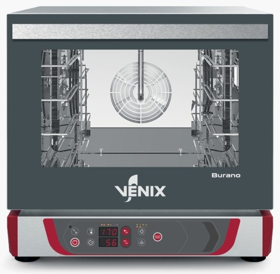 Four professionnel monophasé commandes numériques auto-nettoyant GN2/3 - B043DIHAER - Venix