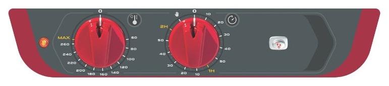 Four professionnel électrique commandes manuelles GN 1/1 - B04MIHAER - Venix en cuisine professionnelle