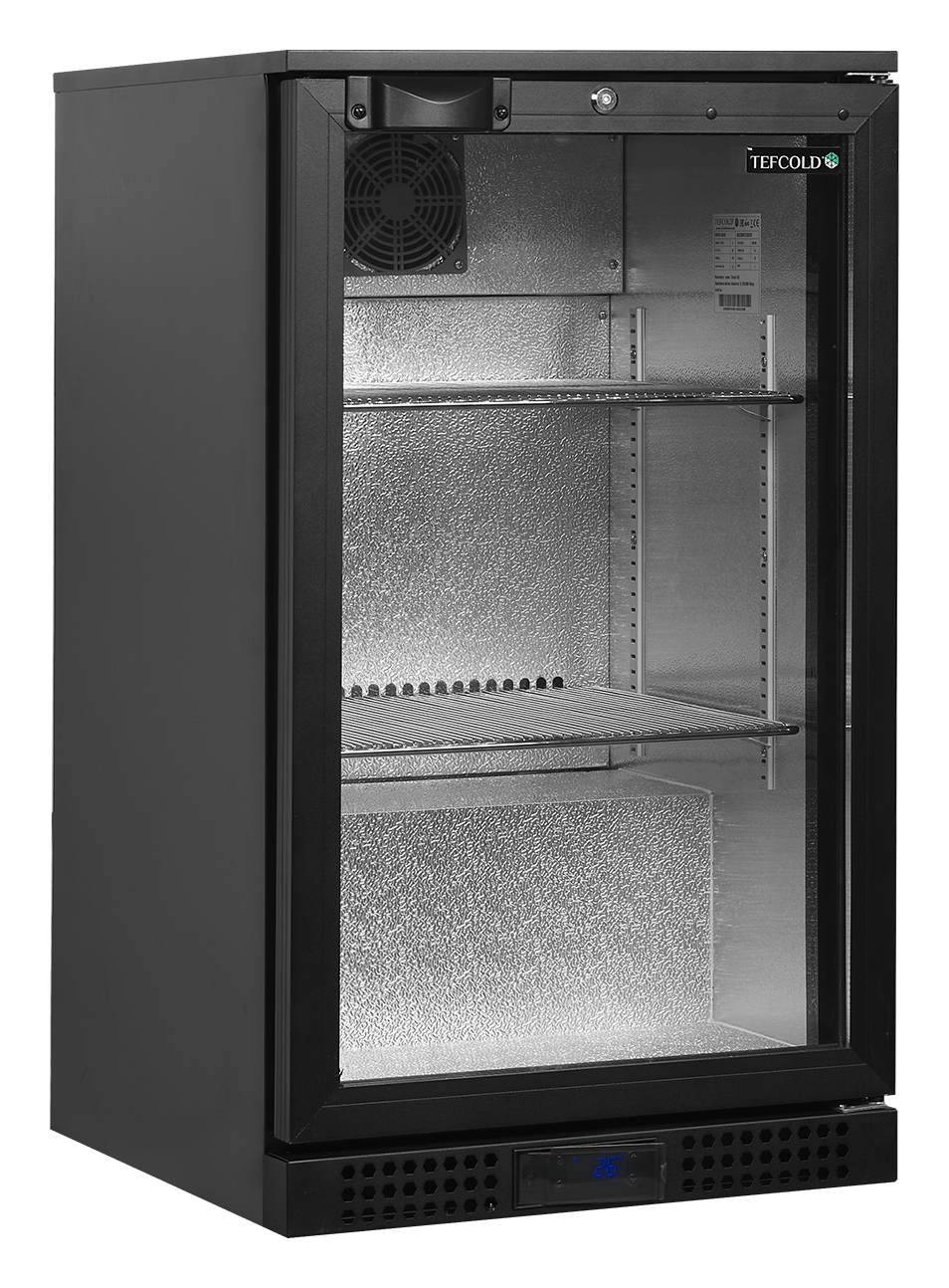 Arrière-bar professionnelle 1 porte vitrée 92 L positive - BA6H - Tefcold
