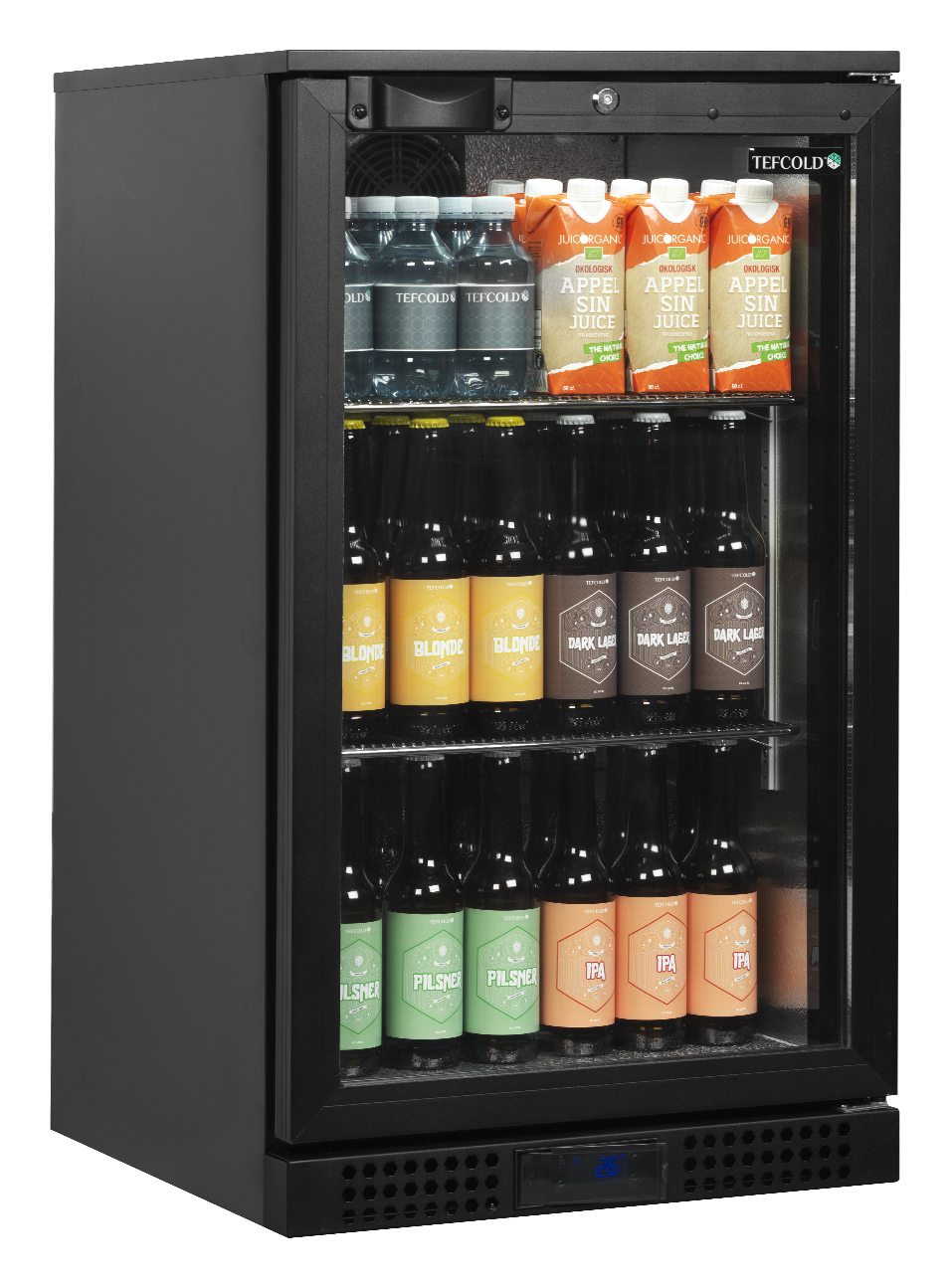 Arrière-bar professionnelle 1 porte vitrée 92 L positive - BA6H - Tefcold en cuisine professionnelle