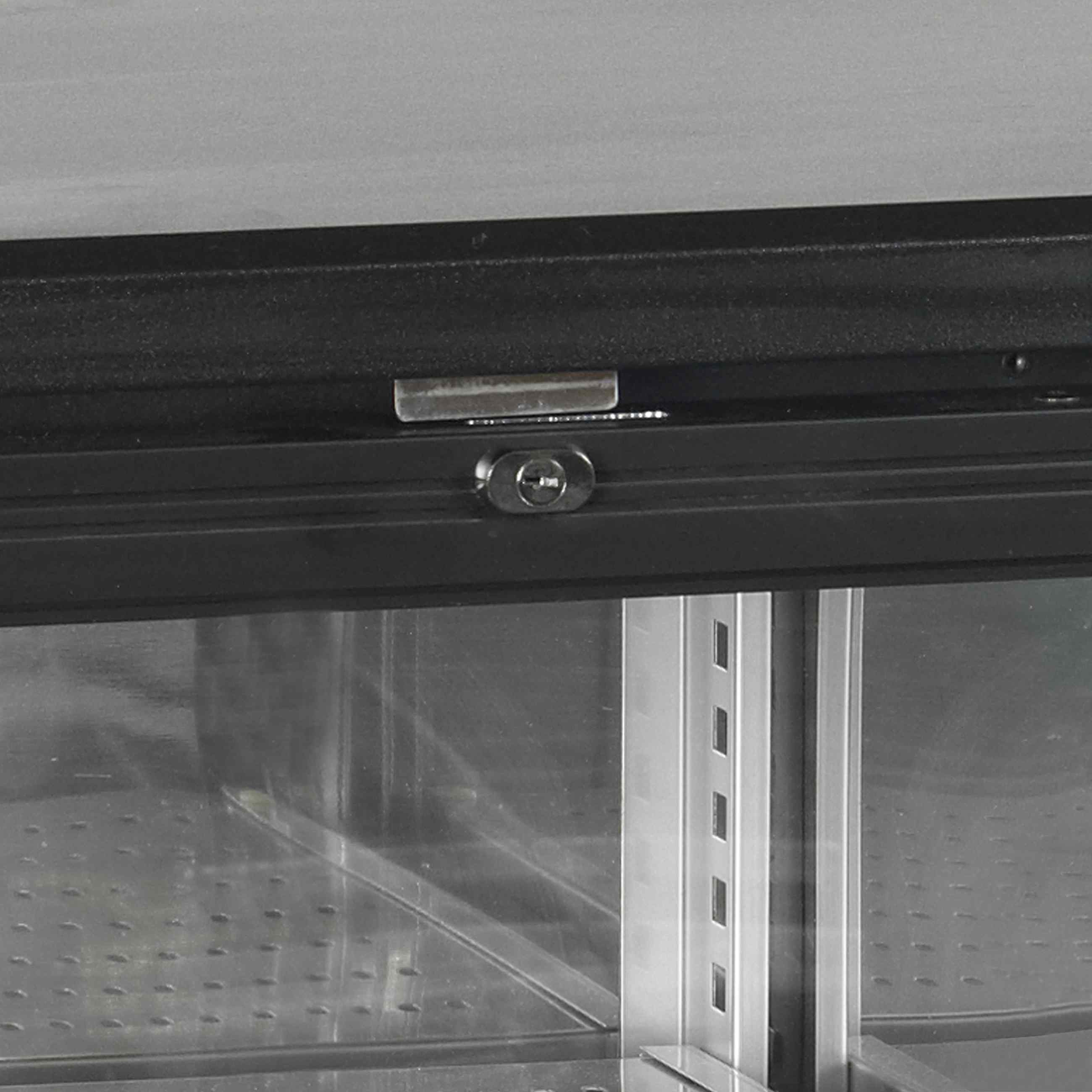 Arrière-bar professionnelle 4 portes vitrées 605 litres positive - CBC410G - Tefcold en cuisine professionnelle