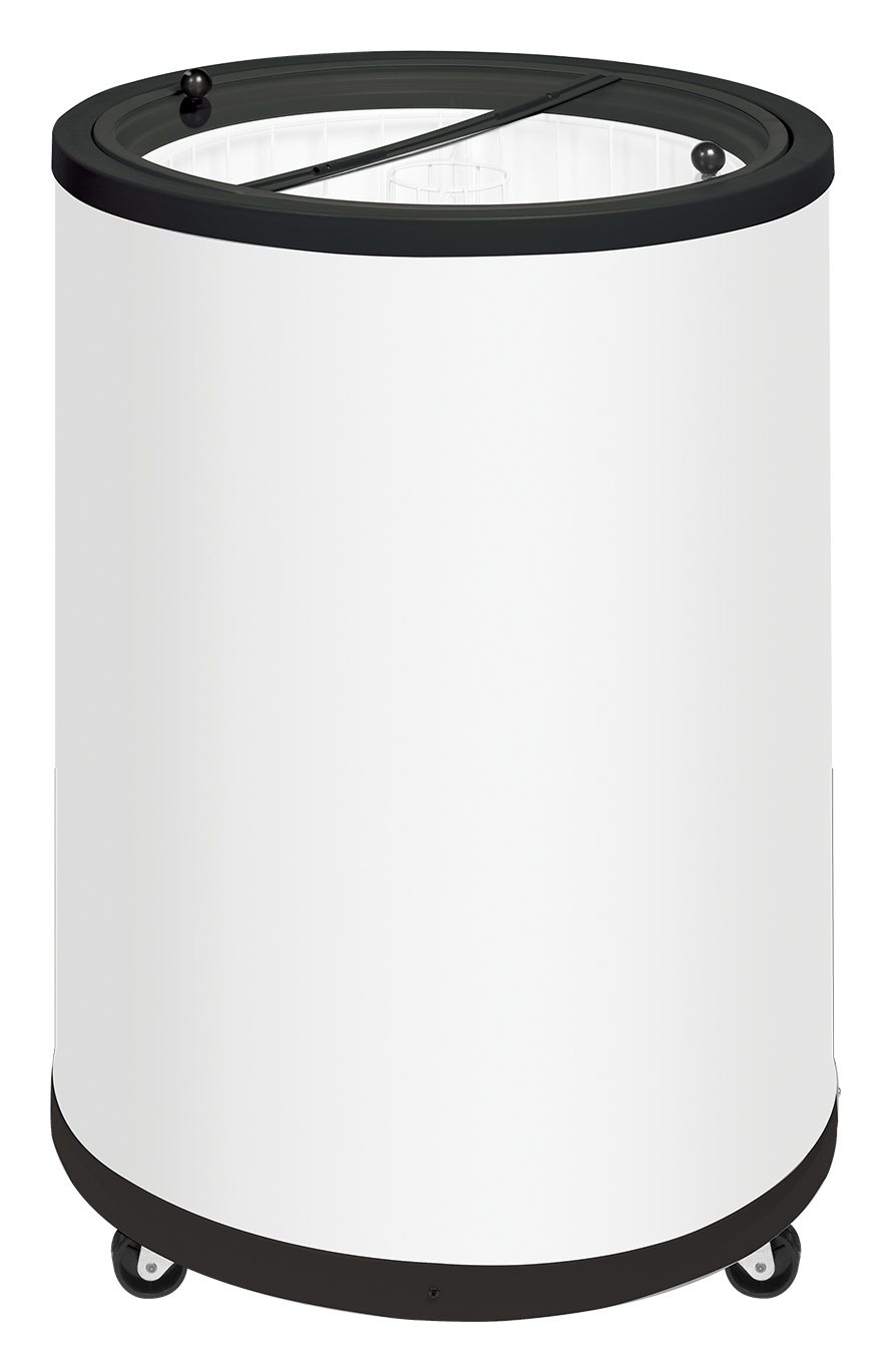 Congélateur cylindrique mobile professionnel avec séparateurs 72 litres négatif - CF78 - Tefcold