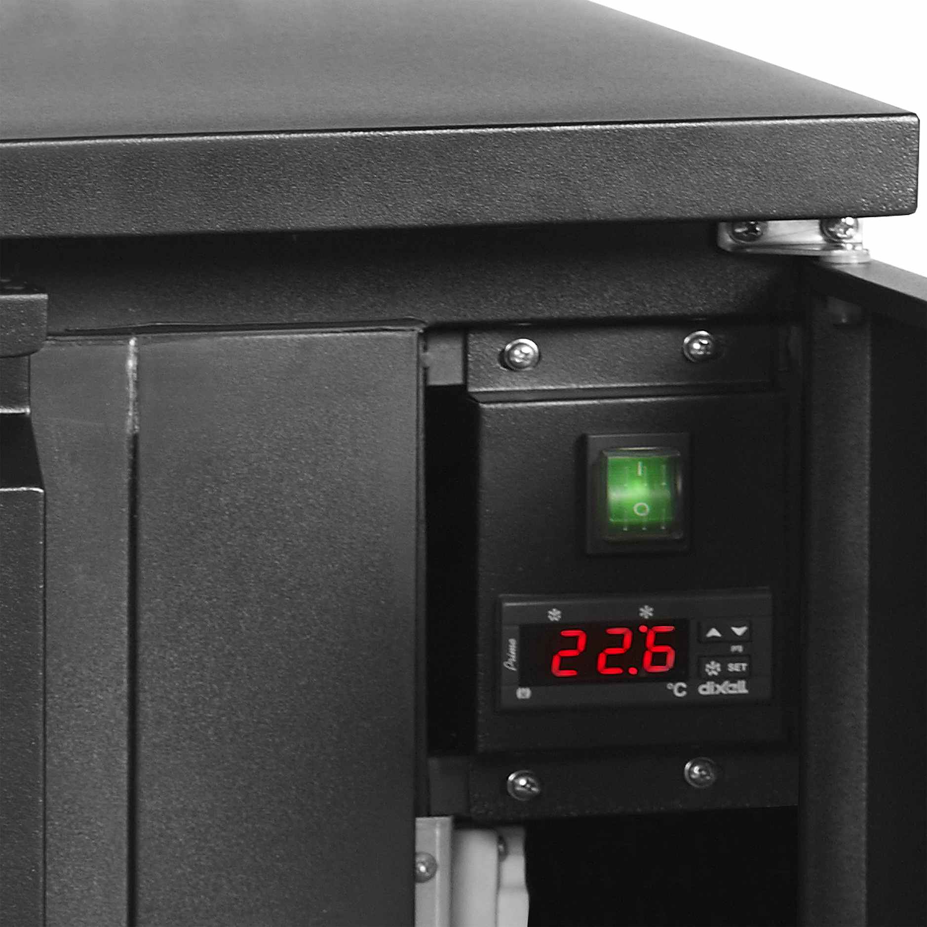 Cellier professionnelle 2 portes pleines 267 litres positive - CKC6 - Tefcold en cuisine professionnelle
