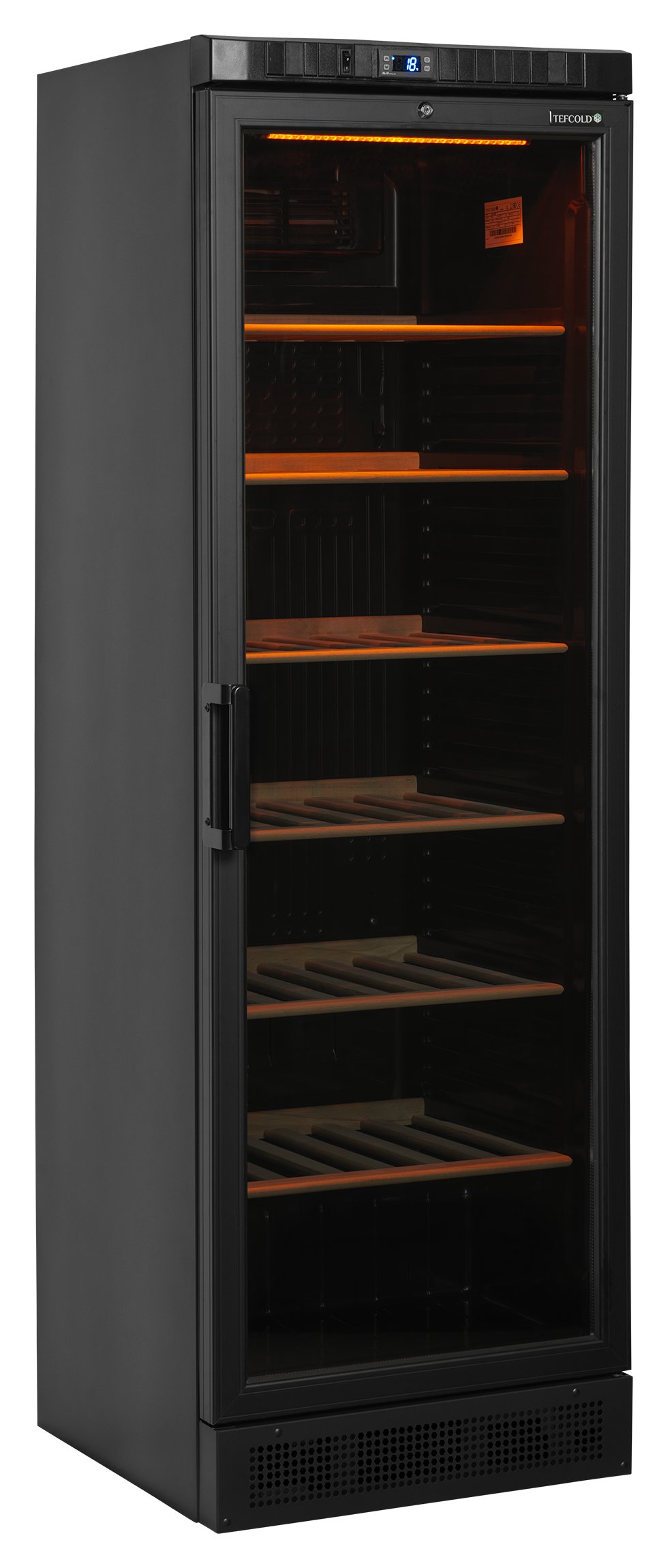 Réfrigérateur professionnel 1 porte vitrée 219 L positif - CPV1380E - Tefcold
