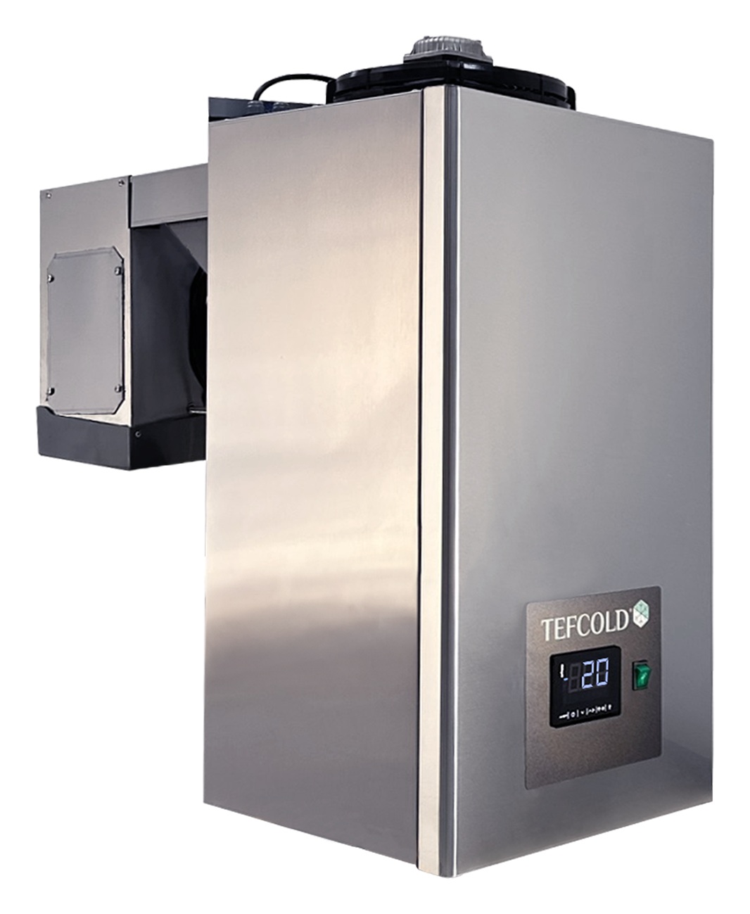 Groupe de froid négatif monobloc plage -20 à -10 °C température ambiante +43 °C gaz R290 - CRU1520N w/o Panel - Tefcold