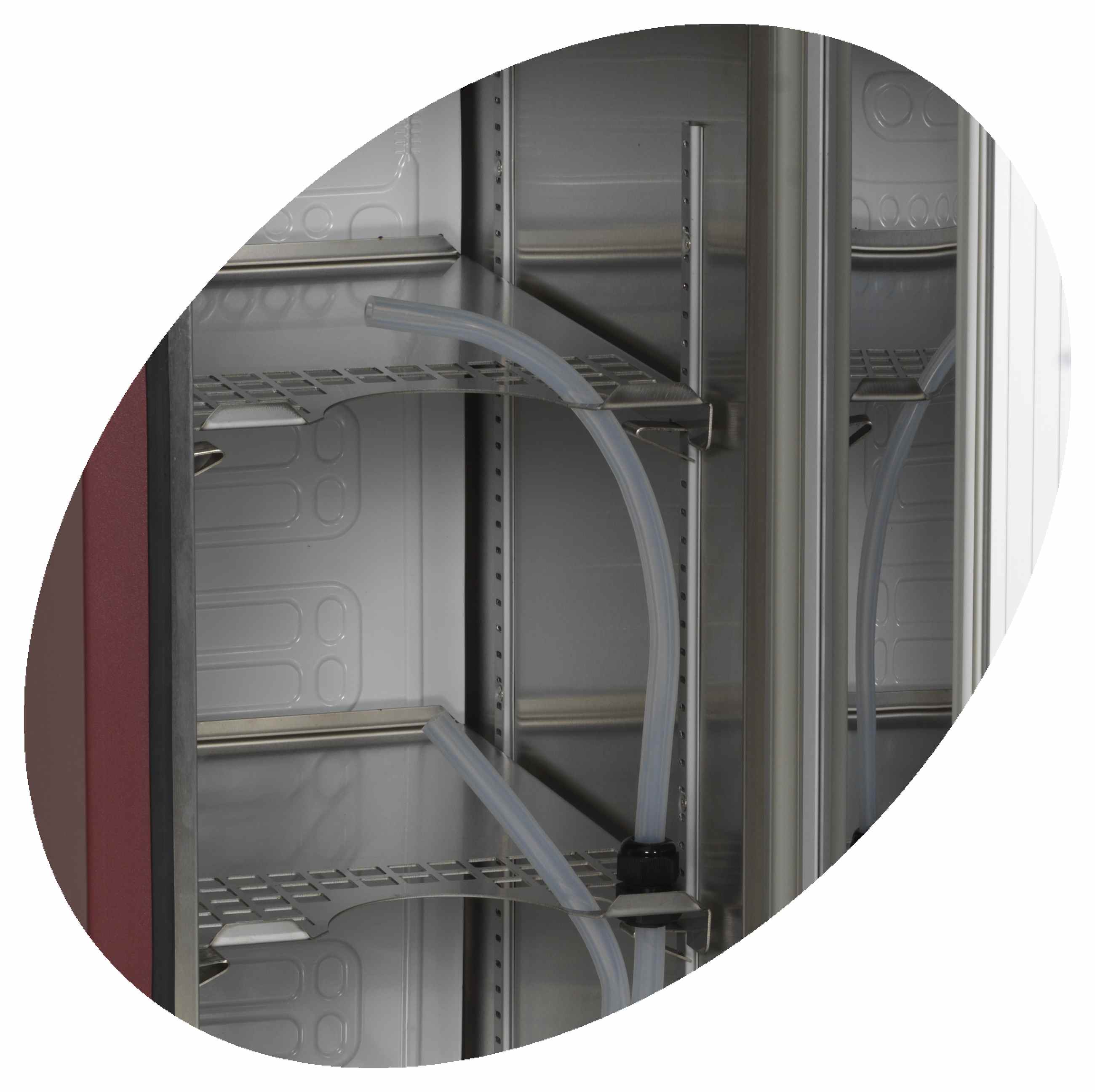 Cellier à vin professionnel 80 L positif - DKS95-3/10L - Tefcold en cuisine professionnelle