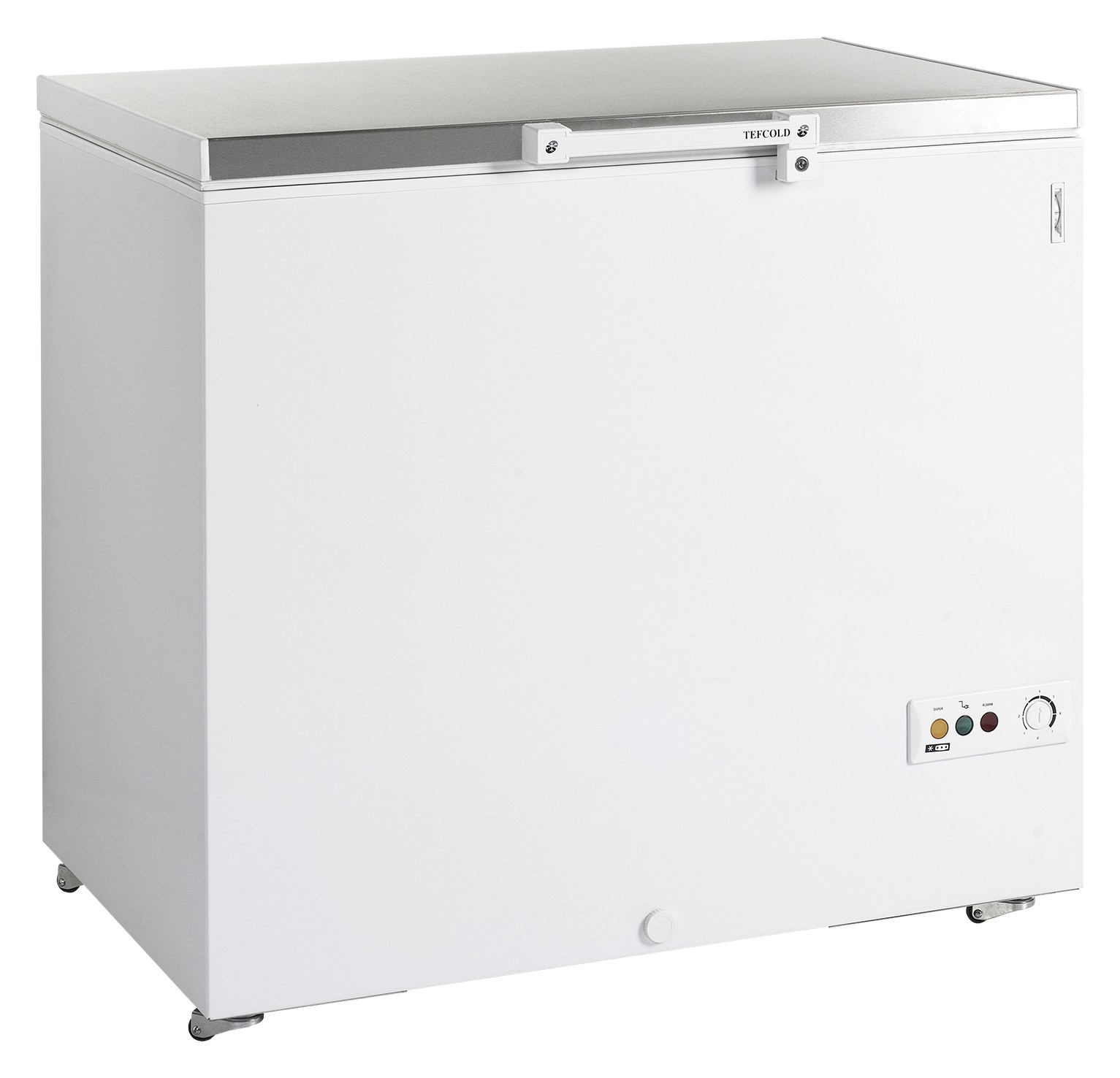 Congélateur coffre professionnel avec couvercle inox, 273 litres - FR305S SL - Tefcold