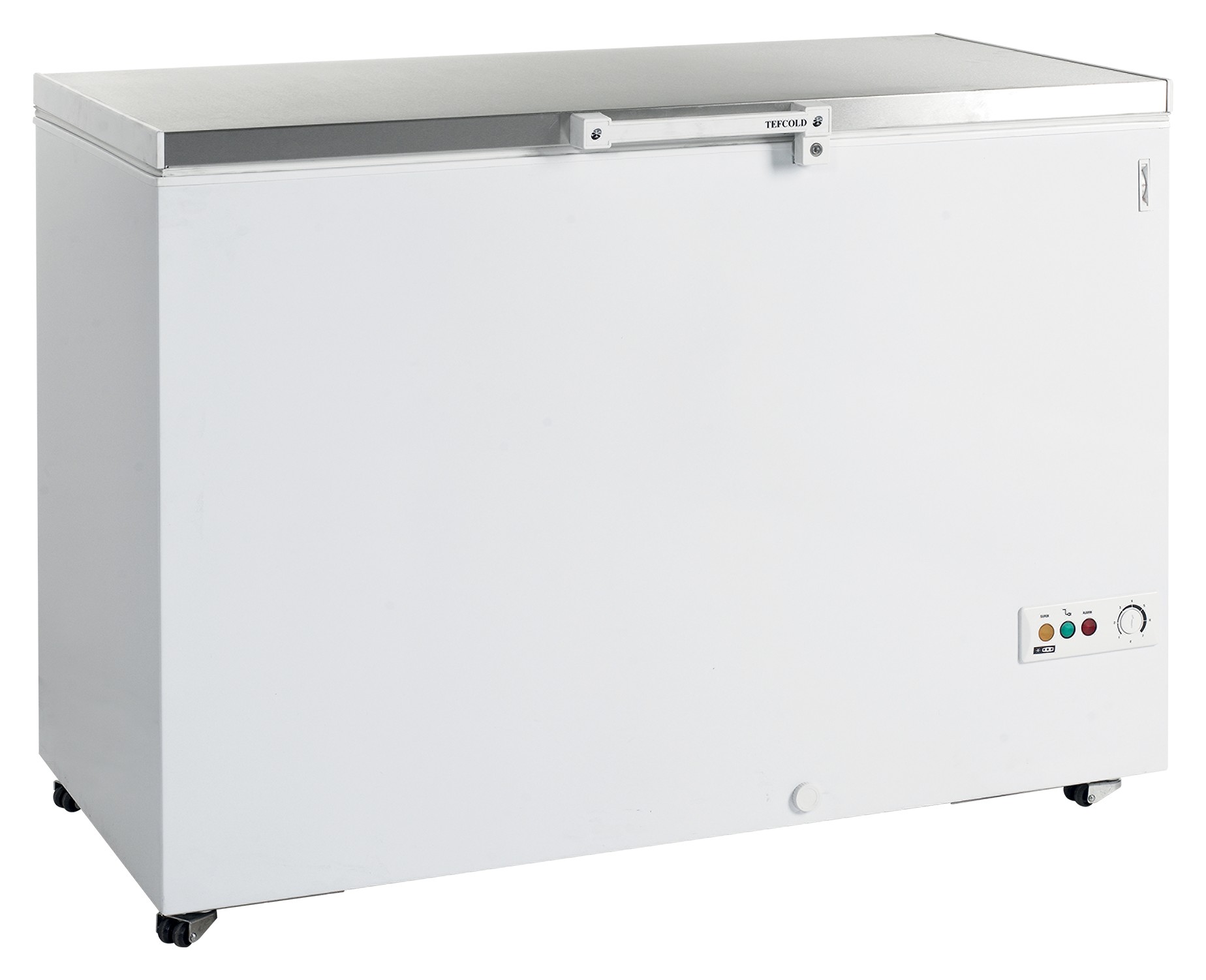 Congélateur coffre professionnel avec couvercle inox 377 litres - FR405S SL - Tefcold
