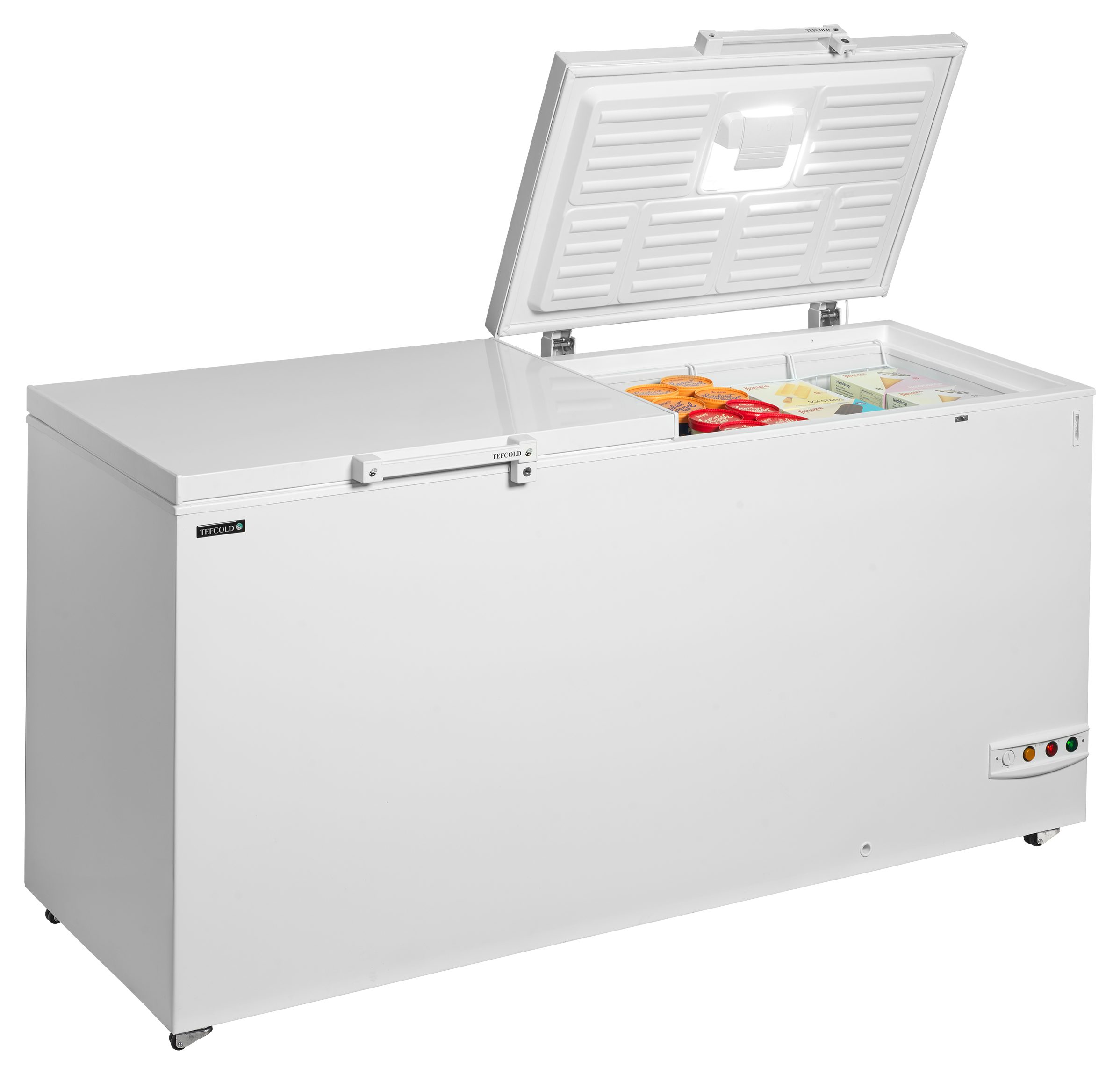 Congélateur coffre professionnel avec couvercle en deux parties 524 litres - FR606 SL - Tefcold en cuisine professionnelle