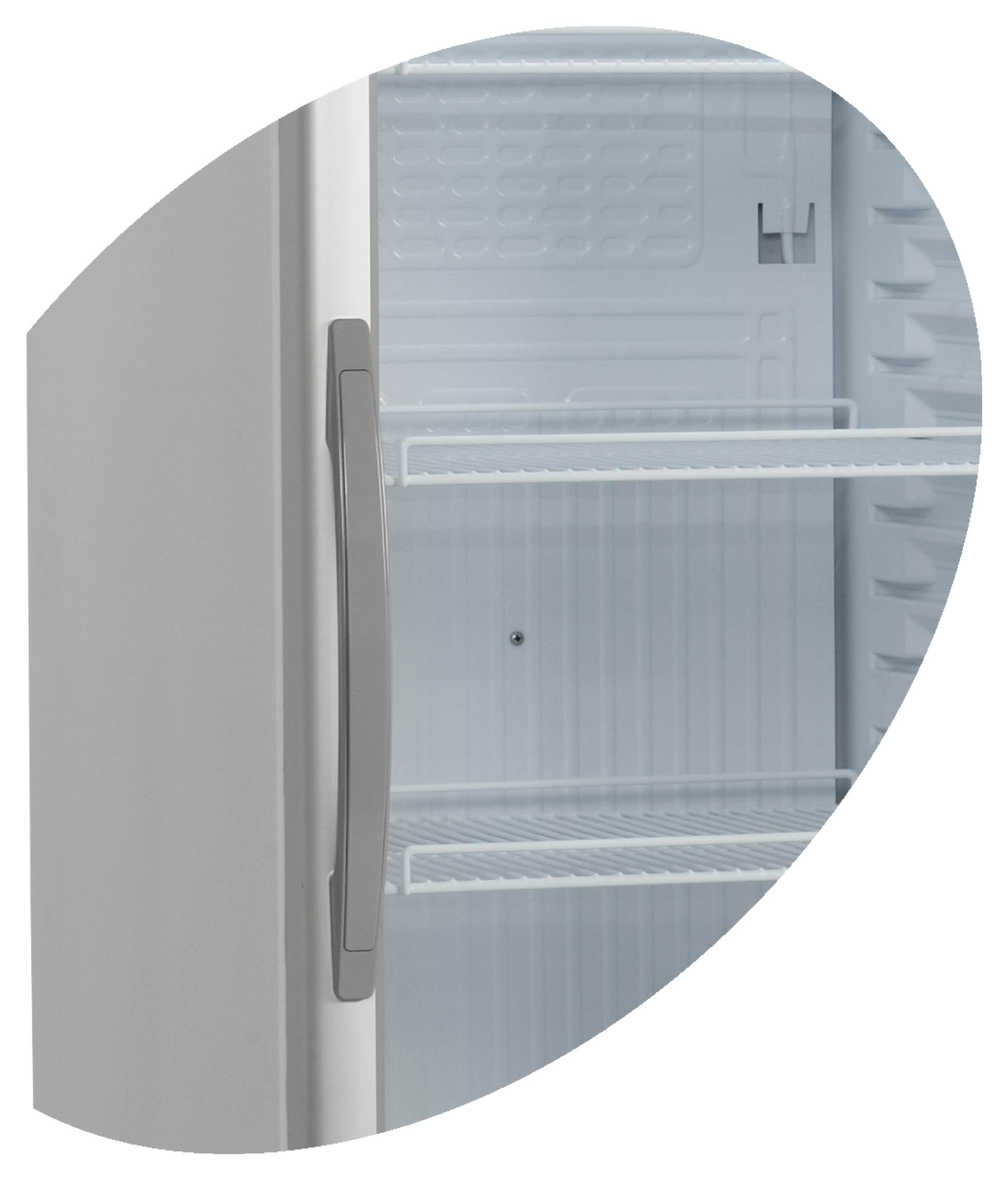 Cellier professionnelle 1 porte vitrée Blanche positive - GBC375 - Tefcold en cuisine professionnelle