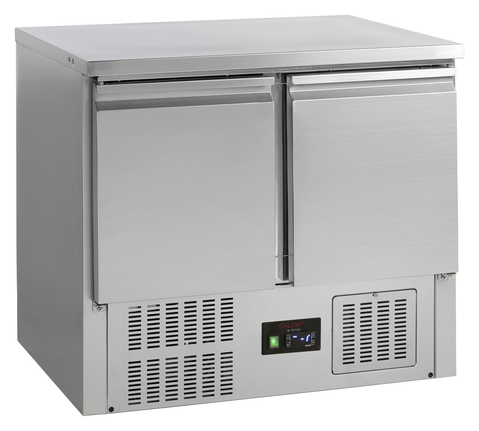 Comptoir professionnel 2 portes pleines 225 litres positif - GS91 - Tefcold