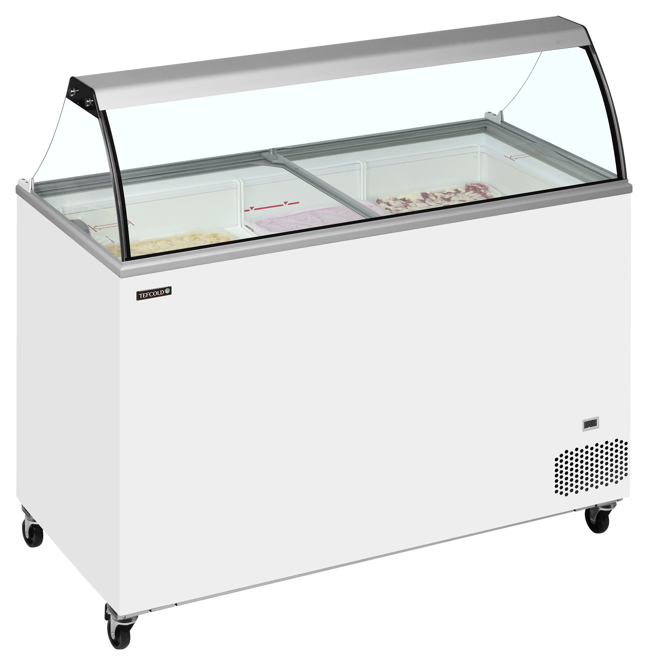 Congélateur professionnel à crème glacée 350 l -24 à -14 °C 1660 mm - IC402SC-SO - Tefcold en cuisine professionnelle
