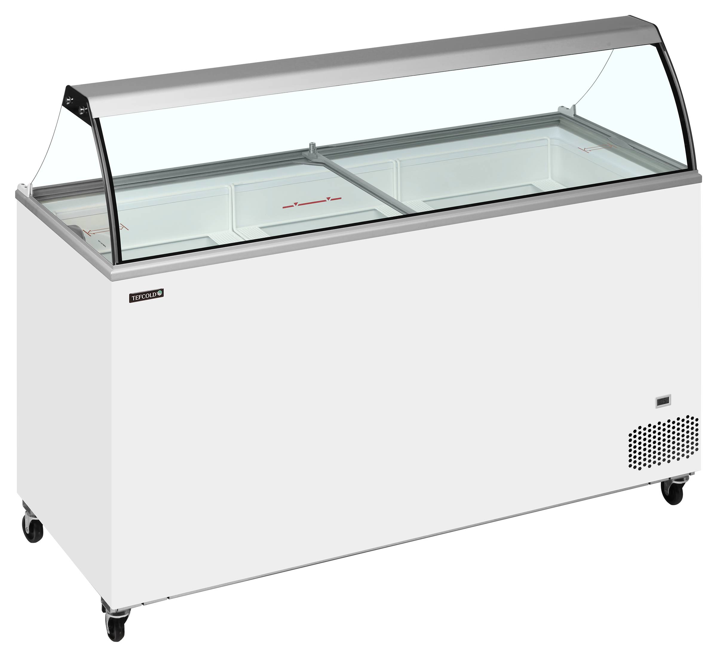 Congélateur professionnel à crème glacée 430 l -24 à -14 °C 1660 mm - IC502SC-SO - Tefcold